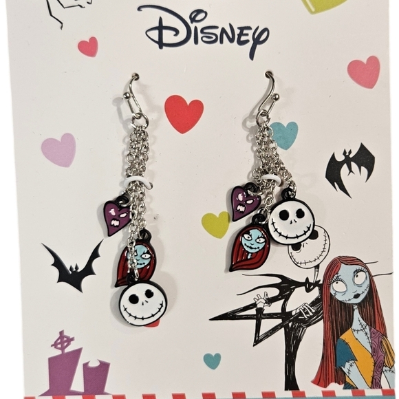 New Disney Nightmare Before Halloween Dangle Earrings - Picture 2 of 3